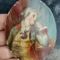 Antique portrait Miniature hand painted. frame Heinrich F&Atilde;&frac14;ger?? young boy