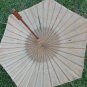 Old Chinese paper umbrella Hand painted with details Check Stock
