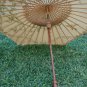 Old Chinese paper umbrella Hand painted with details Check Stock