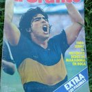 magazine el Grafico  Maradona  collection sporting debut in Boca jrs 1981, N 32