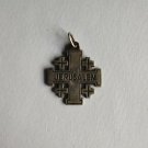 Jerusalem cross pendant pendant in 935 silver In good conditions