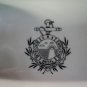old porcelain dish - plate A.R.A Argentina naval military school - Verbano