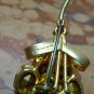 vintage old golden pin Brooch czechoslovakia