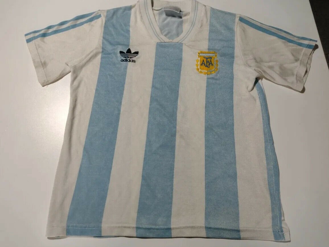 old  soccer jersey  Argentina afa  size  boy o lady 90 years