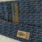 Gucci original blue silk tie made in Italy