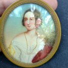 Antique portrait Miniature hand painted. frame   signed Heinrich Füger??
