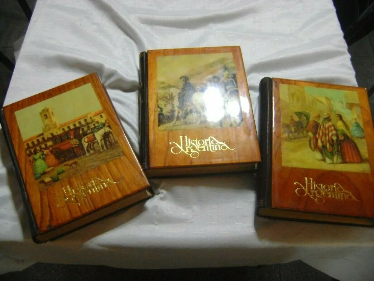 Libro Historia Argenitna Abad Santillan Tapa Dura 3 tomos