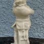 small German white porcelain figurine brand KPM represents a child