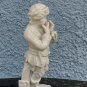 small German white porcelain figurine brand KPM represents a child
