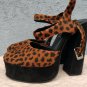 Sarkany Argentina ,vintage old women's shoes with heels, synthetic skin