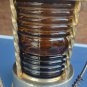 vintage  Rare Antique lamp-shaped bottle Swiss musical .does.not work