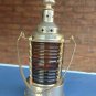 vintage  Rare Antique lamp-shaped bottle Swiss musical .does.not work