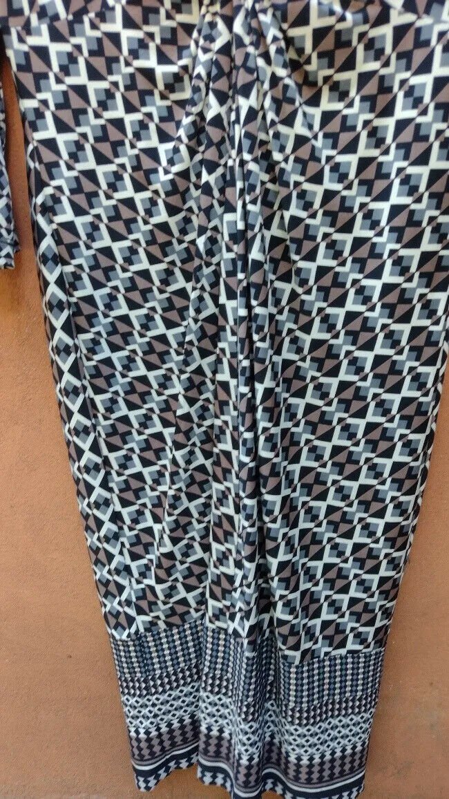 Vintage Old orig Sandro Ferrone brand   dress colors grey