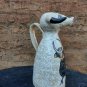 old ceramic pottery  jug  picasso bull. signed Sanguino, Spain