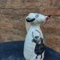 old ceramic pottery  jug  picasso bull. signed Sanguino, Spain
