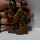 vintage Old Bakelite figure two geishas, Japanese Consult Stock