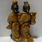 vintage Old Bakelite figure two geishas, Japanese Consult Stock
