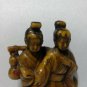 vintage Old Bakelite figure two geishas, Japanese Consult Stock