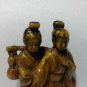 vintage Old Bakelite figure two geishas, Japanese Consult Stock