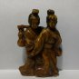 vintage Old Bakelite figure two geishas, Japanese Consult Stock