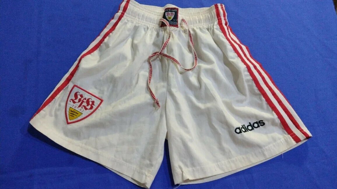 old  soccer short club VfB Stuttgart Adidas brand for Child or ladie