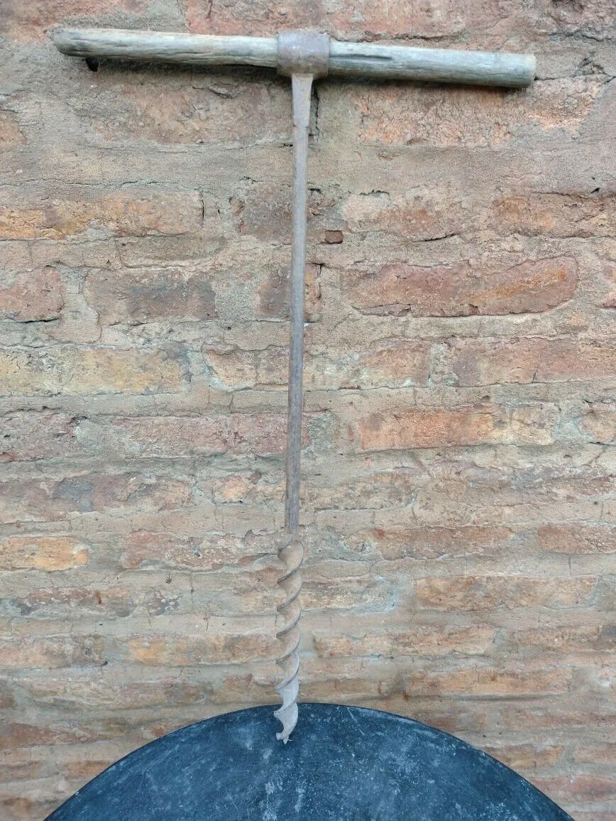 Old tool for making holes from the Argentine Central Railroad