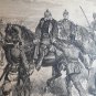 old Engraving Print Kaiser Wilhelm Battle Koniggratz extracted book 1895