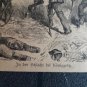 old Engraving Print Kaiser Wilhelm Battle Koniggratz extracted book 1895
