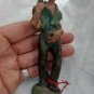 old pair terracote figure Statue  signed G. Bonaccorso with details Italy