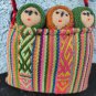 old rare north Argentine wool pincushion, indigenous Salta Jujuy