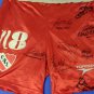 old soccer short club independiente autograph Calderon, Bruno Marioni, Islas