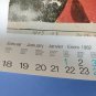 old poster almanac 1982 artist Paul Klee month January 1982