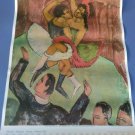 old poster almanac 1982 artist Ernst L Kirchner    month February   1982
