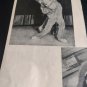Old magazine photograph signed by leo Visser skate artist