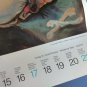 old poster almanac 1982 GEorge Grosz  month november