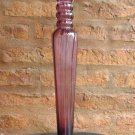 old  artistic glass base, violet color ideal to make a lamp