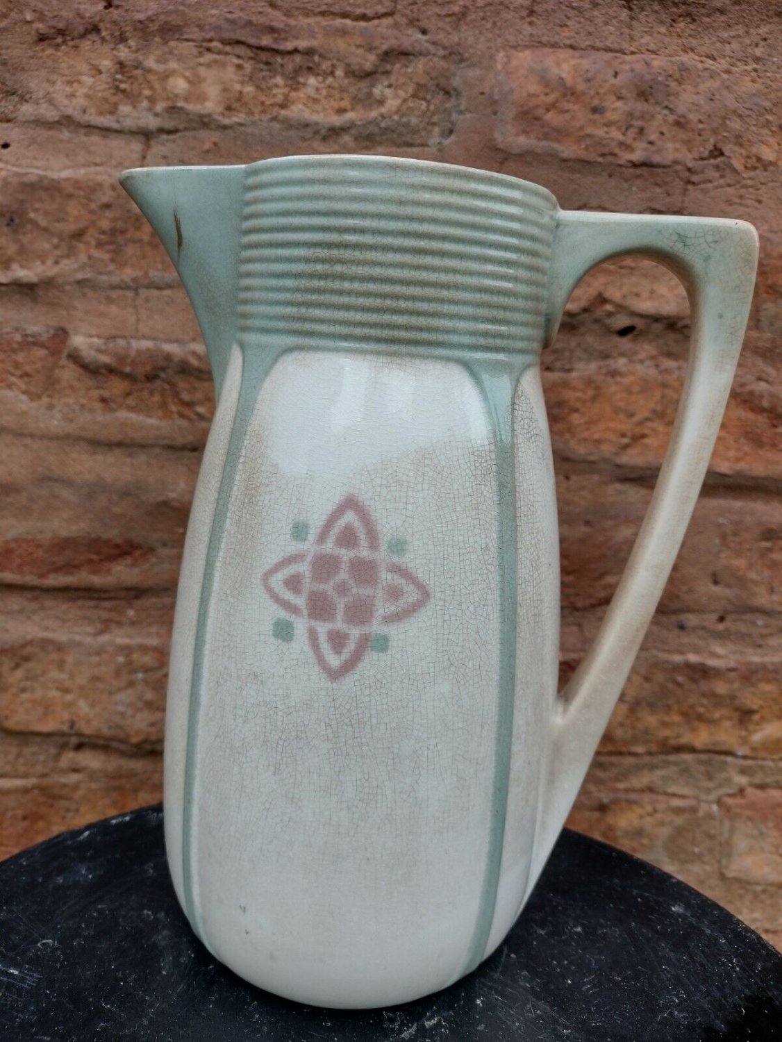 old ceramic pottery  jug villeroy boch gesetzlich gesch&Atilde;&frac14;tzt
