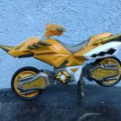 Old Yellow Power Ranger Motorcycle dino hunter Check Stock