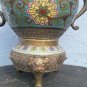 Old Chinese Cloisonne Bronze Vase with Enamel