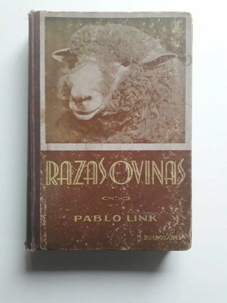 Book Libro Razas Ovinas Pablo Link  1937
