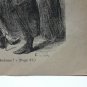 old engraving print extracted book 1893 Le Bon Petit Diable la chose s&Atilde;&copy;st-elle p