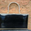 RARE VINTAGE ART DECO LOU TAYLOR MIAMI FRAME BOX HANDBAG, USA