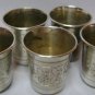 old 5 Vodka Cup or Beaker russian sterling silver 1885 mark 1885