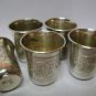 old 5 Vodka Cup or Beaker russian sterling silver 1885 mark 1885