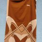 PIERRE CARDIN Vintage skirt signed in shades of brown. FREE SHIPPING