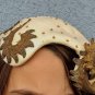 old   collection antique hat leather hair accessory Skull Cap