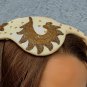 old   collection antique hat leather hair accessory Skull Cap