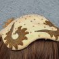 old   collection antique hat leather hair accessory Skull Cap