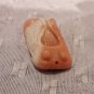 old pink coral  Carved    miniature cicada