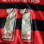 old soccer blue  Jersey camisa Flamengo  Brazil with 11 umbro Brand